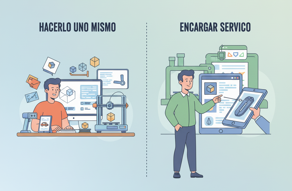 Diseñar o encargar un archivo para imprimir 3D