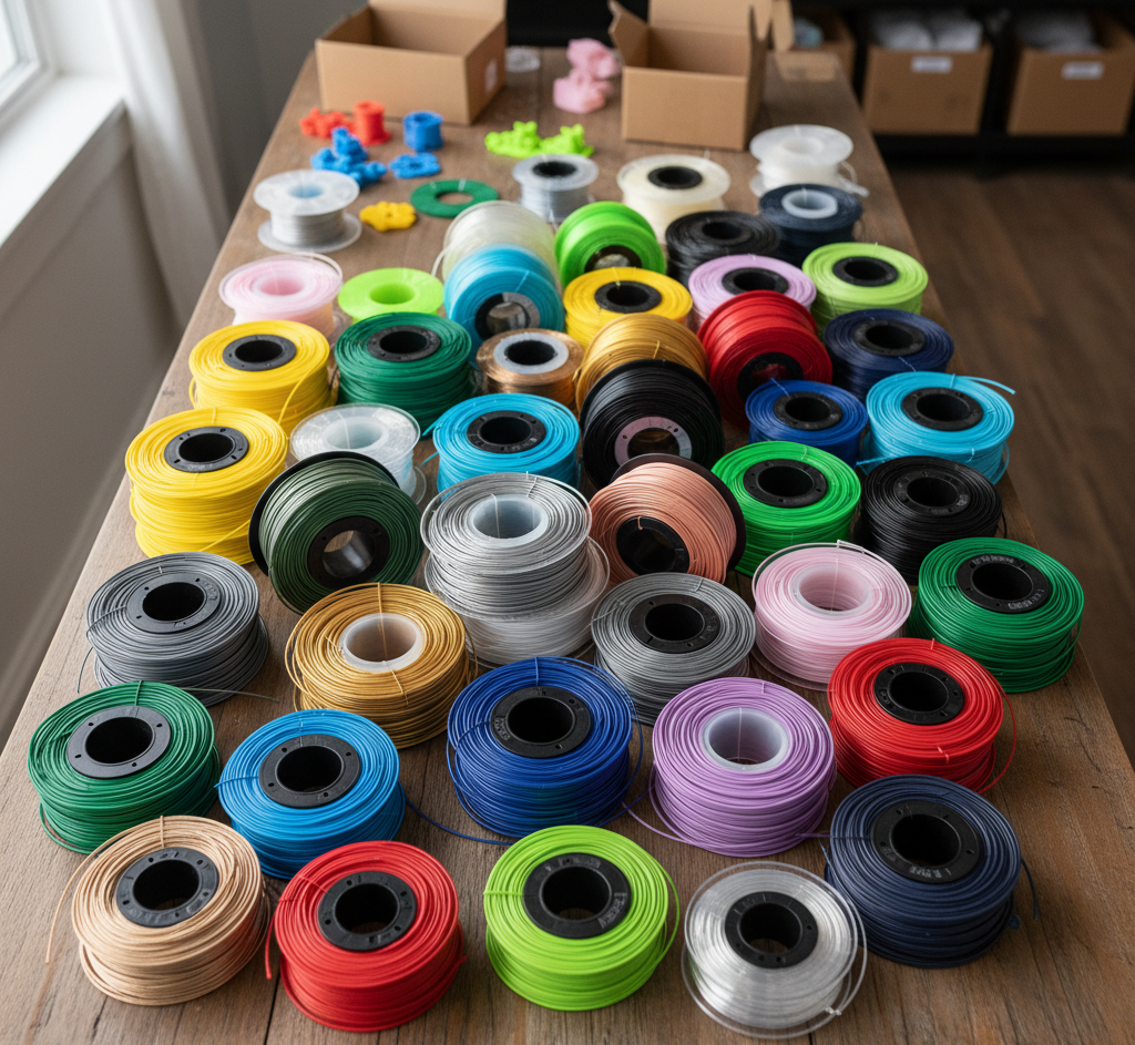 Filamento PLA, para impresión 3D.